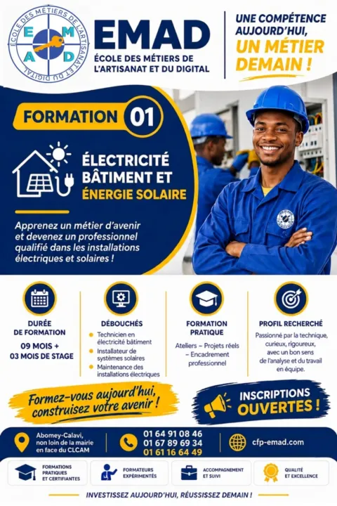 Formation Électricité Bâtiment & Énergie Solaire